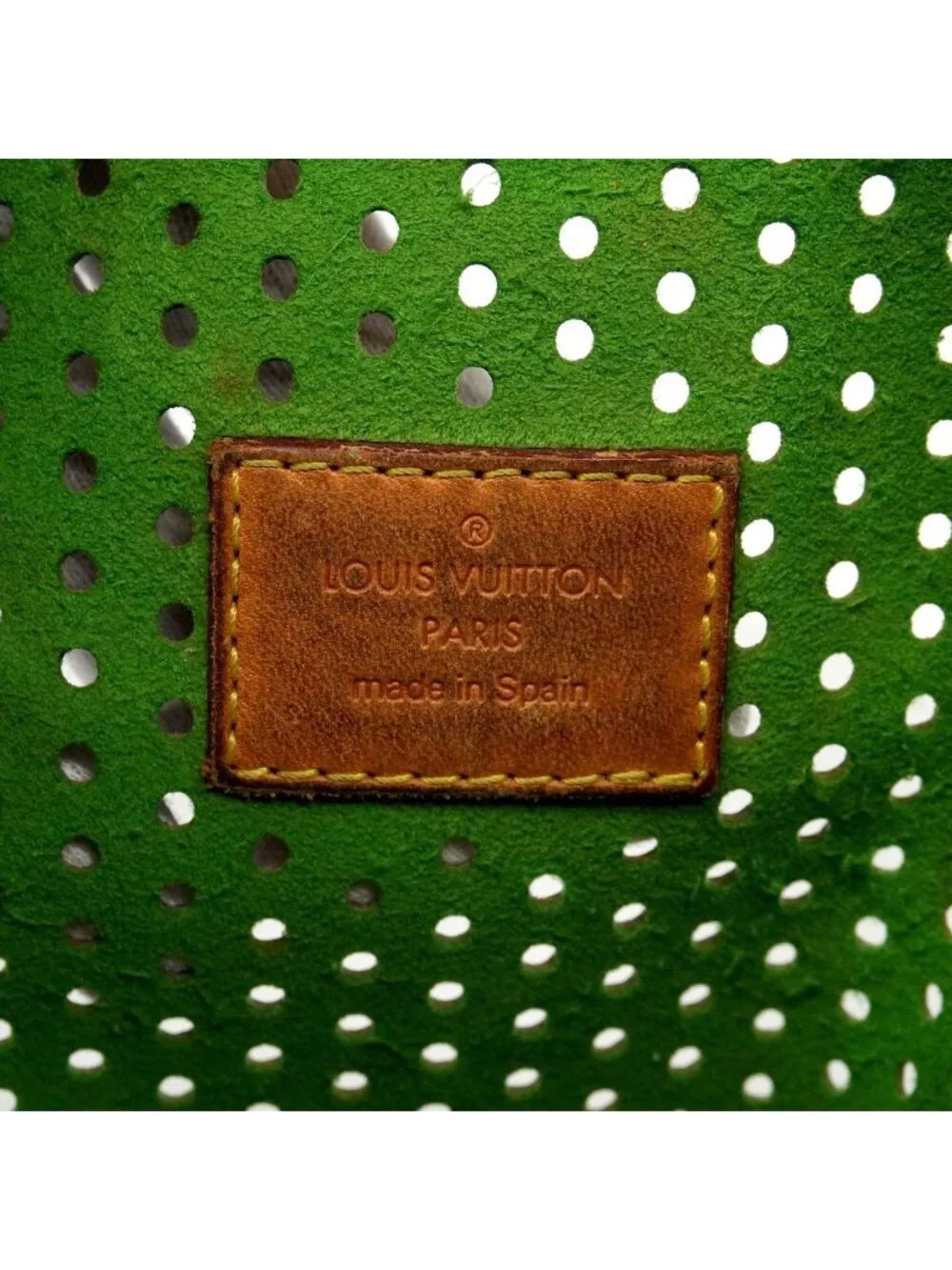 Louis Vuitton Shoulder Bag Monogram Perfo Musette Vert